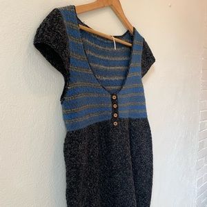 Free People wool sweater tunic SZ Large